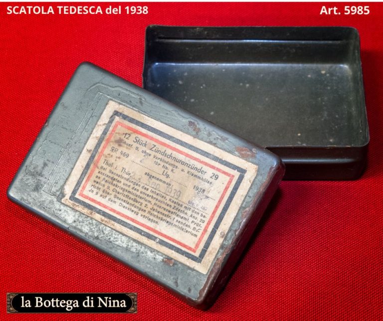 Scatola Tedesca del 1938 – RARO PEZZO STORICO – Art. 5985